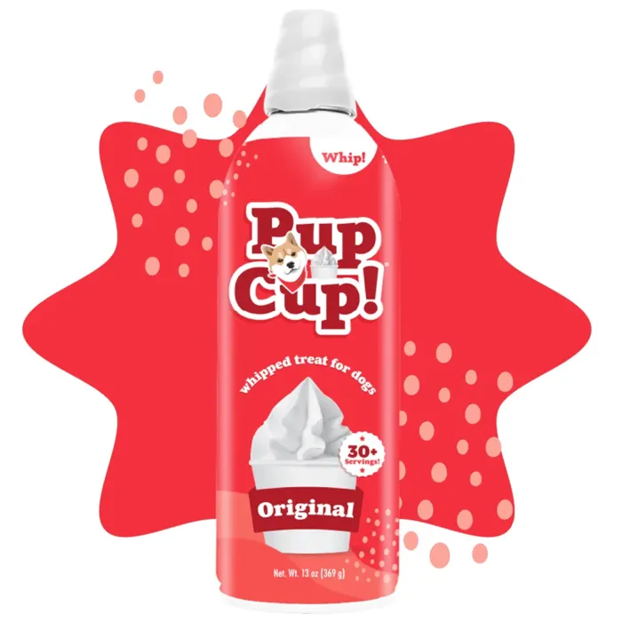 Pup Cup Original Frozen Whipped Treat 13 oz front graphic