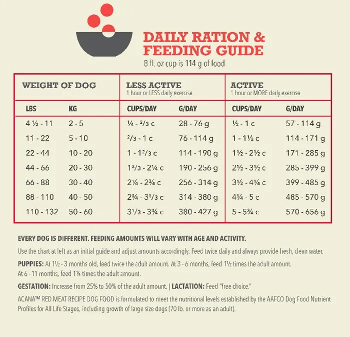Acana Wholesome Grains Red Meat & Grains Dry Dog Food 4-lb