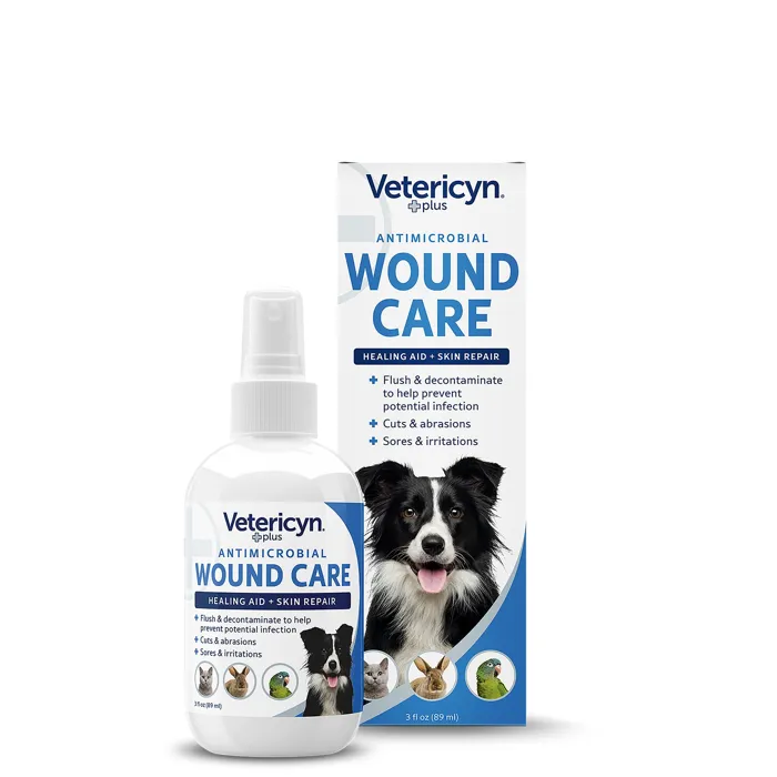 Vetericyn Plus Wound Care Spray 3-ounce front package