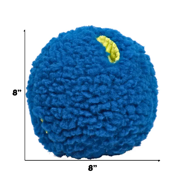 Huggle Hounds Treat Trap large 8-inch ball dimensions