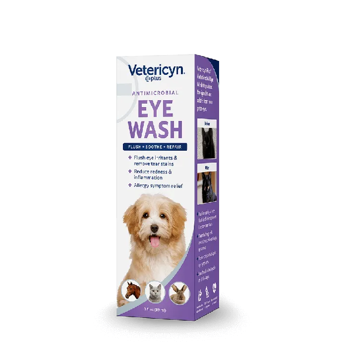 Vetericyn Plus Antimicrobial Eye Wash 3 oz right view