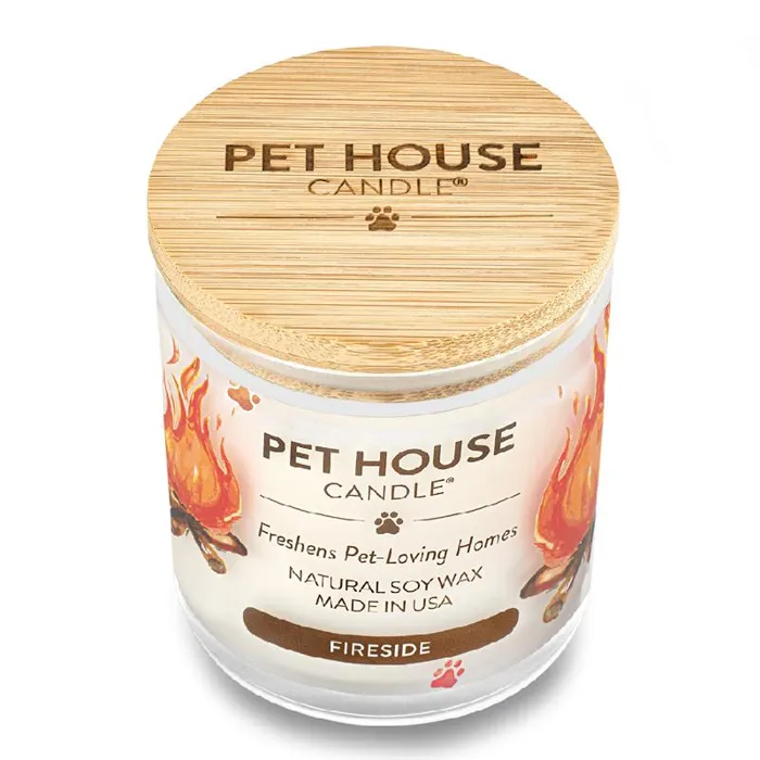 Pet House Candle Holidays Fur All Fireside