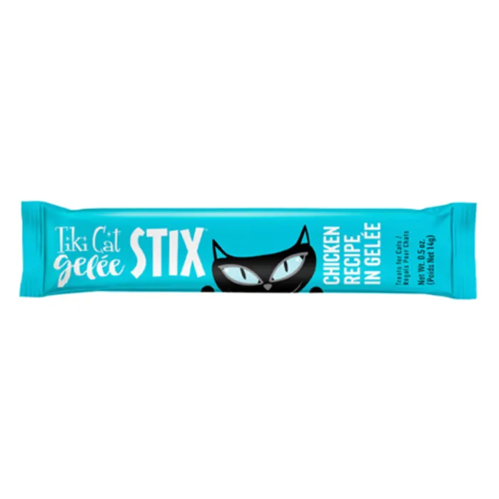 Tiki Cat Gelée Stix Chicken Recipe individual treat stick