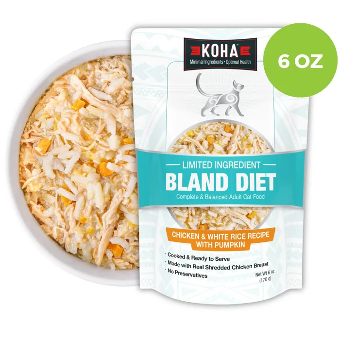 Koha Cat Bland Chicken & Rice 6-oz