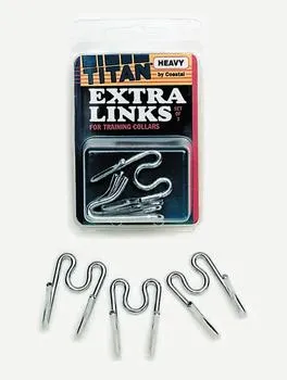 Extra Links Prong Training Collars Chrome 3.0-mm