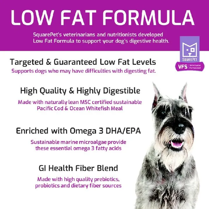 Squarepet Vfs Low Fat Formula 4.4-lb