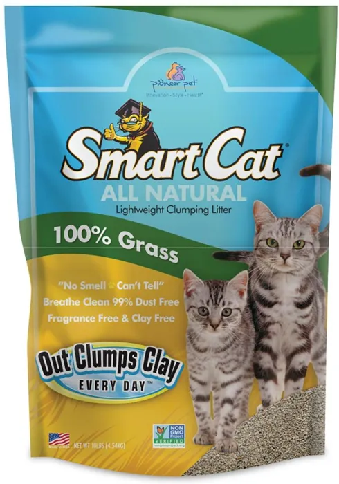 SmartCat All Natural Clumping Litter 10-pound bag front