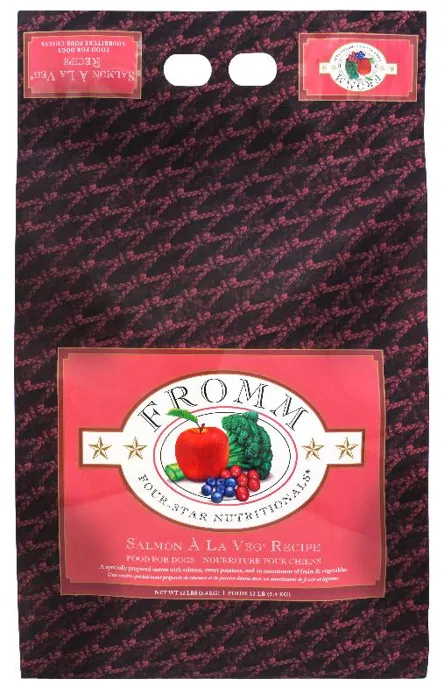 Fromm Four-star Dry Dog Food Salmon a La Veg Premium Salmon, Sweet Potatoes, Vegetables 12-lb