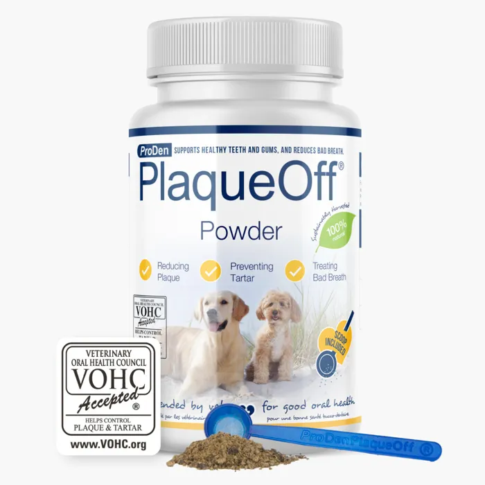 PlaqueOff Powder dog and cat 60g bottle