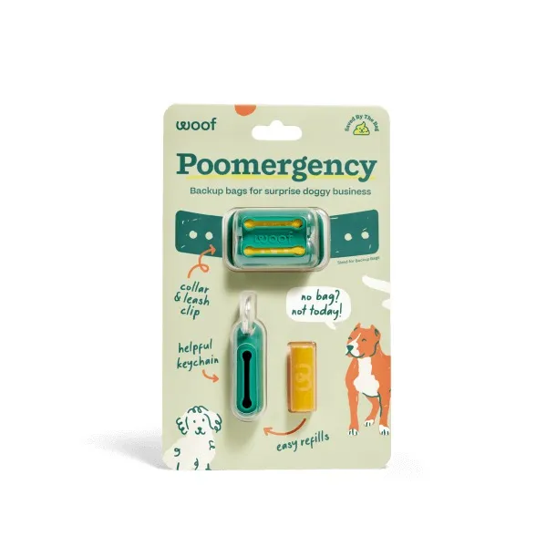 Woof Poomergency Green