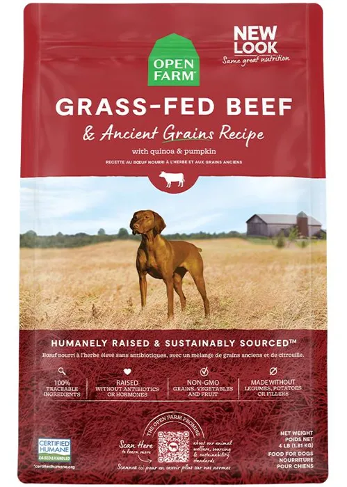 Open Farm Dog Ancient Grain Beef 4-lb