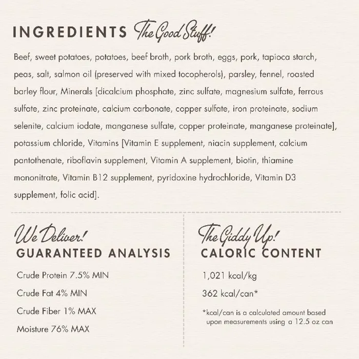 Fromm Diner Breakfast Maddie's Morning Hash Bf & Swt Pot Dog Food 12.5-oz