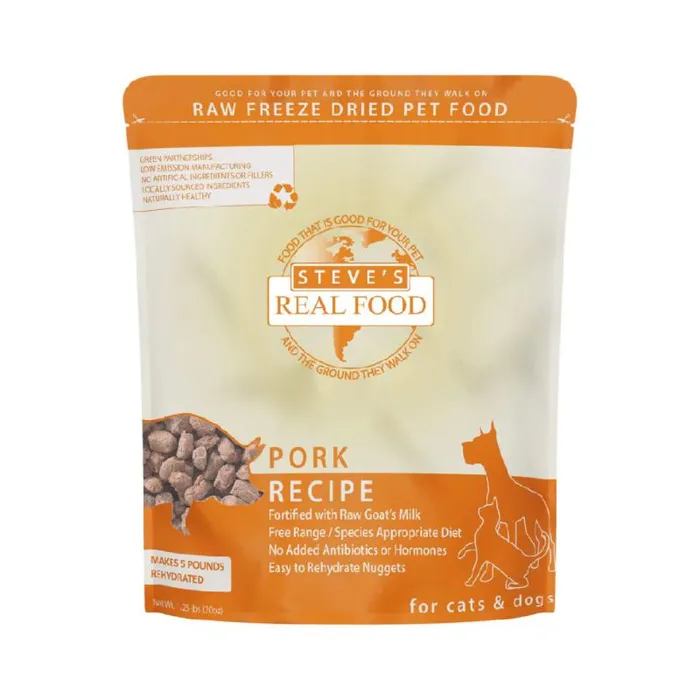 Steve's Freeze Dried Pork Nuggets 1.25-lb