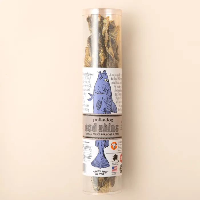 Polkadog Cod Skins 4.7-oz tube side view