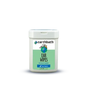 Earthbath Ear Wipes Witch Hazel & Chamomile 30-ct