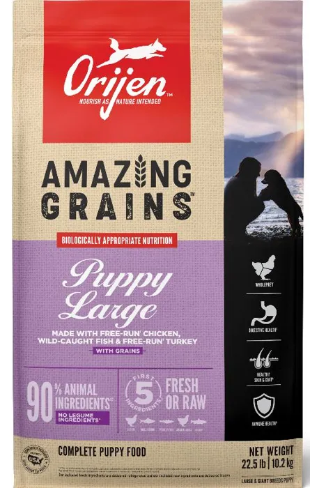 Champion Dog Orijen Amazing Grain Lb Puppy 22.5-lb