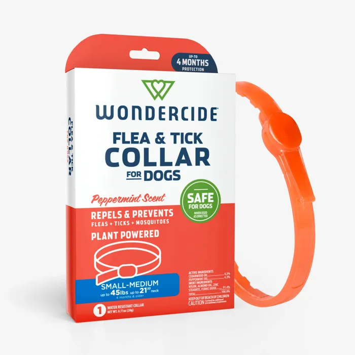 Wondercide Flea & Tick Collar for Dogs Peppermint Small/Medium front