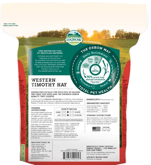 Oxbow Western Timothy Hay 15-oz