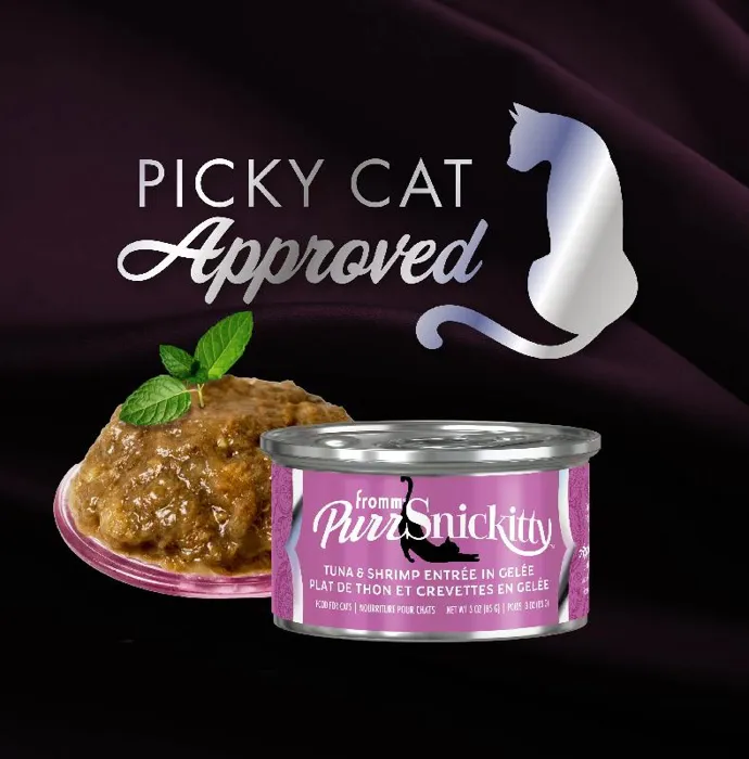Fromm Cat Purrsnickitty Tuna Shrimp In Gelee 3-oz