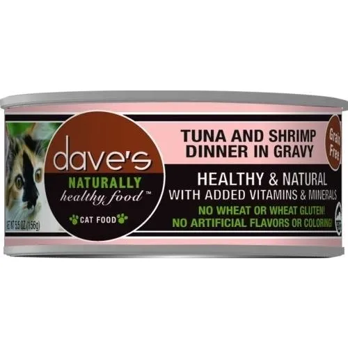 Dave's Naturally Healthy Gf Tuna/shrimp 5.5-oz