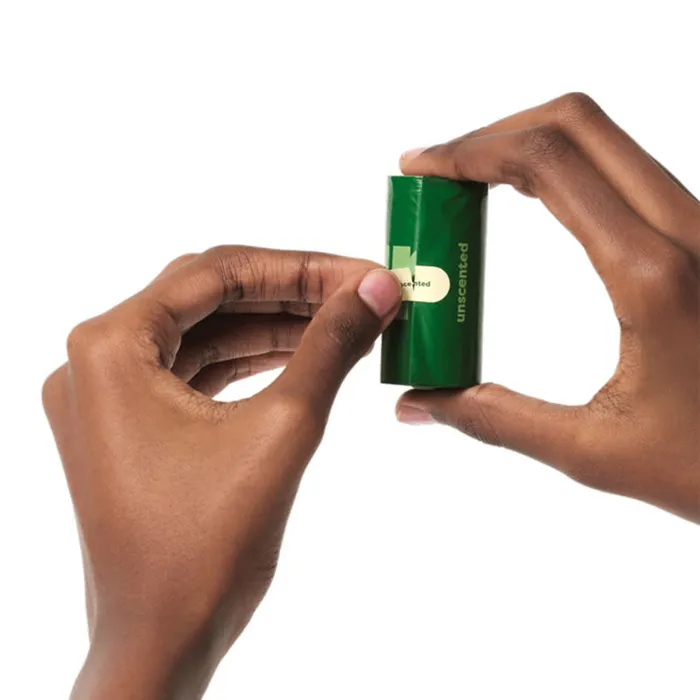 Earth Rated Refill Rolls Unscented single roll close-up