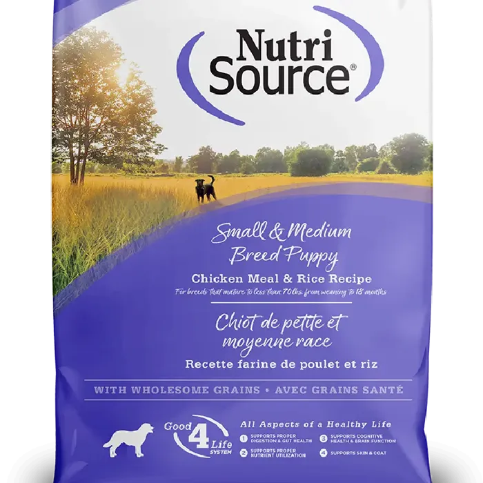 Nutrisource Dog Small & Medium Puppy Chicken 15-lb