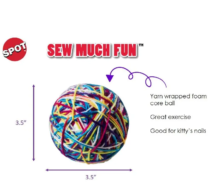 Spot Sew Much Fun Yarn 3.5