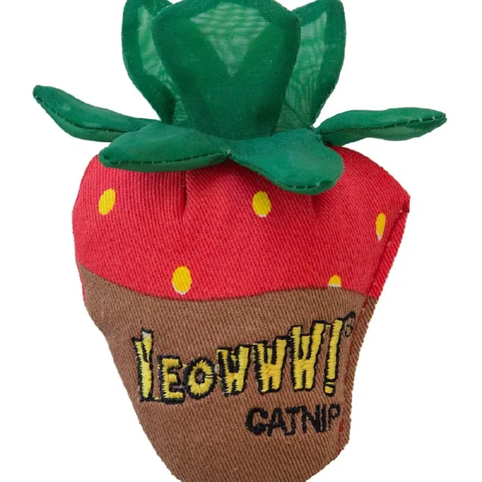 Yeowww! Catnip Strawberry Chocolate Dipped