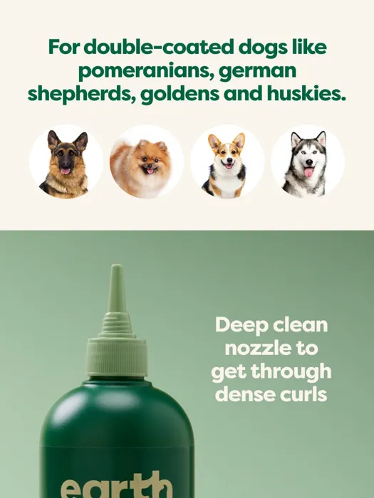 Earth Rated Double Coat 3-in-1 Shampoo nozzle detail