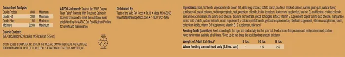 Canyon River Grain-free Canned Cat Food 3-oz