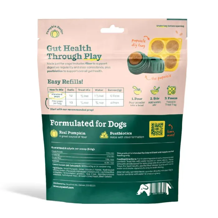 Woof Dog Treat Pupscicle Treat Mix Balanced Belly 5.5-oz