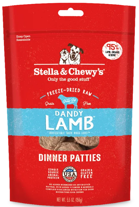 Stella & Chewy Freeze Dried Lamb Dinner 5.5-oz