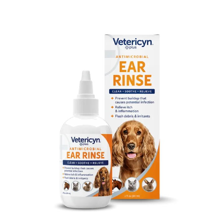 Vetericyn Plus All Animal Ear Rinse 3-oz