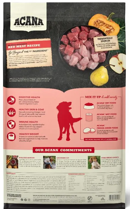 Acana Red Meat Grain-free Dry Dog Food 25-lb