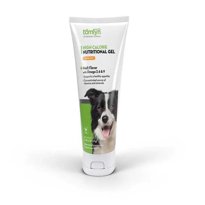 Tomlyn Nutri-Cal malt flavor dog gel 4.25 oz front