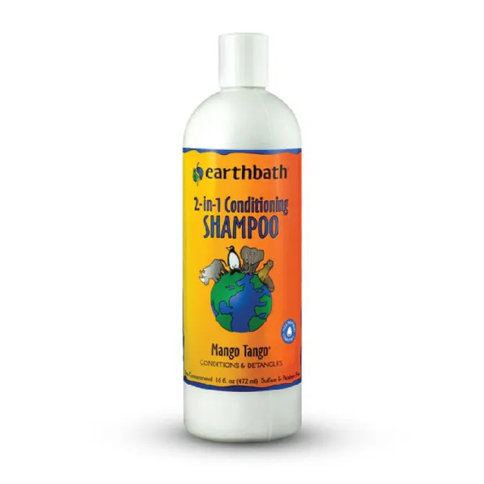 Earthbath Mango Tango 2-in-1 Shampoo 16 fl oz front bottle