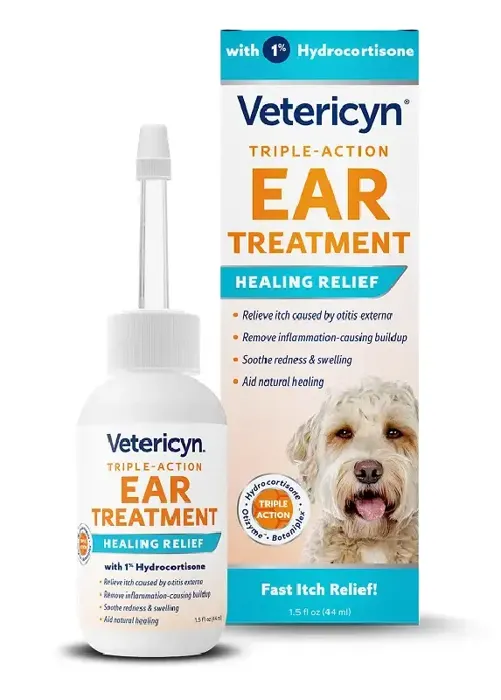 Triple-action Ear Treatment 1.5oz 085-1023 Vetericyn 6/cs