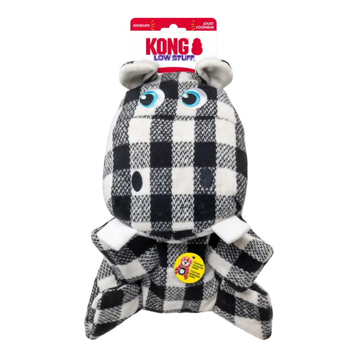 KONG Low Stuff Flanimalz Hippo XL packaged front
