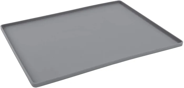 Messy Mutts Silicone Bowl Mat Gray