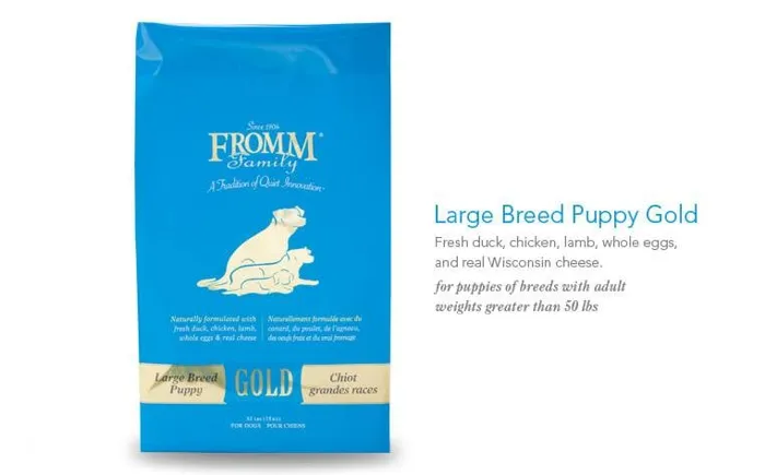 Fromm Gold Large Breed Puppy Dry Dog Food 15-lb