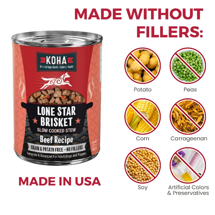 Koha Grain & Potato Free Lone Star Brisket 12.7-oz