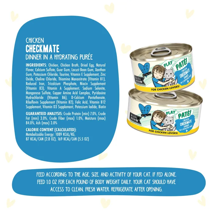 Weruva BFF Play Chicken Checkmate ingredients label