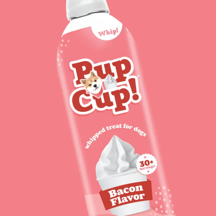 Pup Cup Bacon Flavor Whipped Treat 13-oz