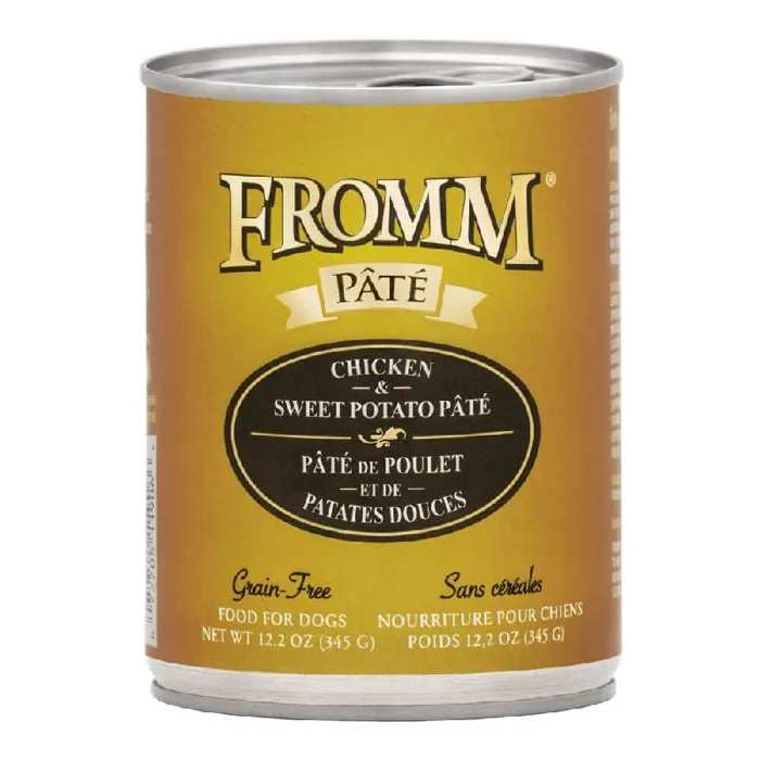 Fromm Dog Gf Chicken Sweet Potato Pate Can 12.2-oz