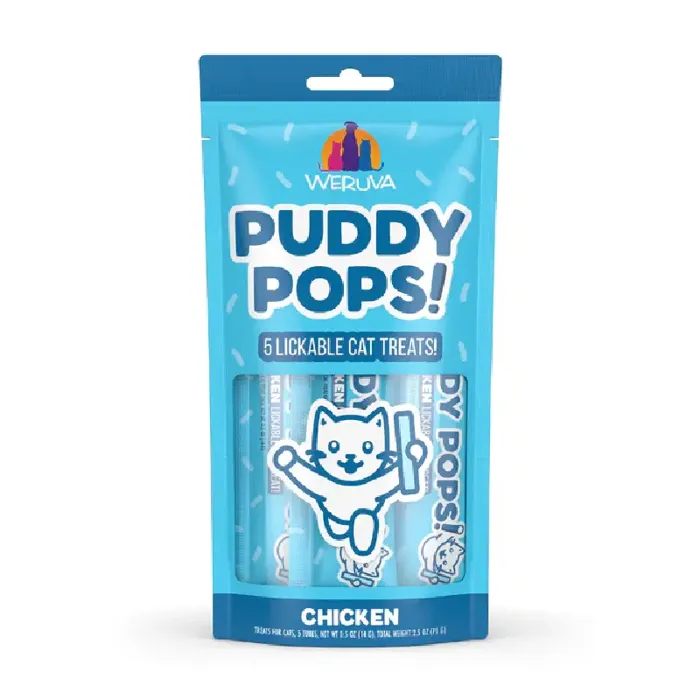 Weruva Cat Pop Lickable Chicken Treat 5-pk