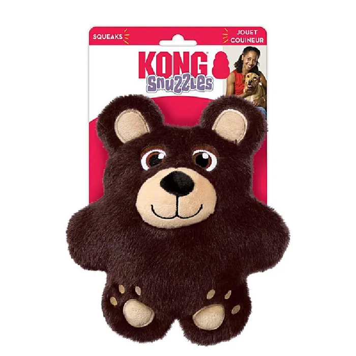 Kong Snuzzles Dog Toy Bear Medium