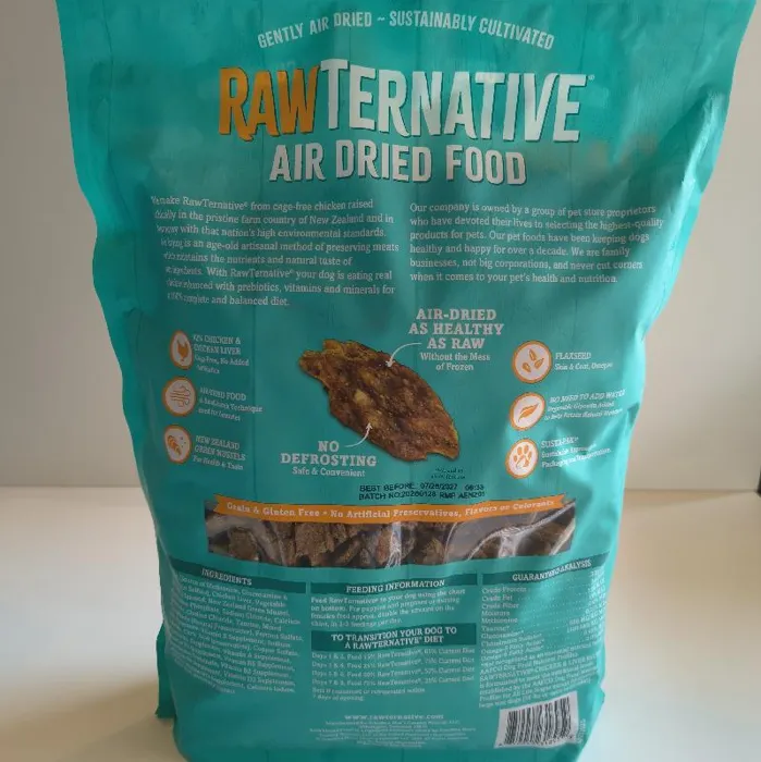 Rawternative Air Dried Chicken & Liver 1-lb