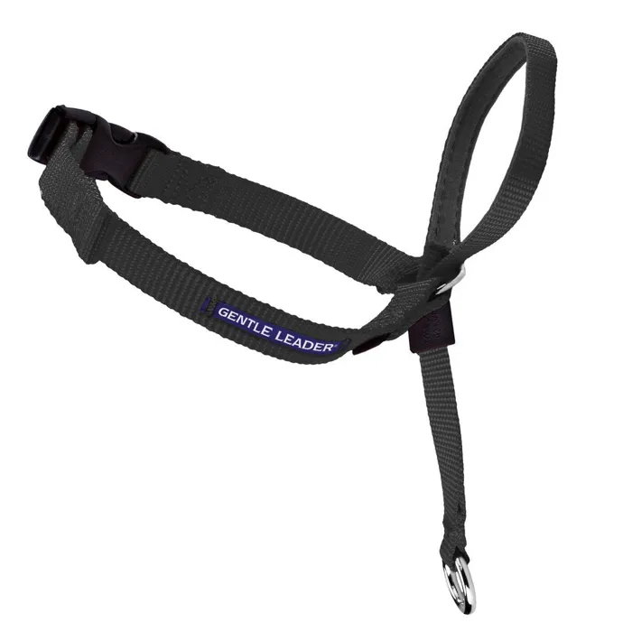 Gentle Leader Headcollar, No-pull Dog Collar Large Black