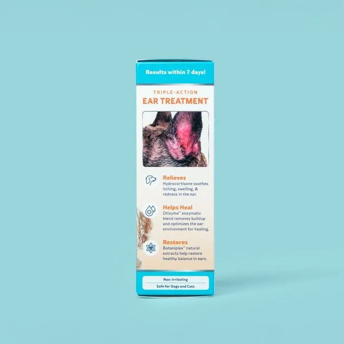Vetericyn Triple-Action Ear Treatment 1.5 oz benefits panel