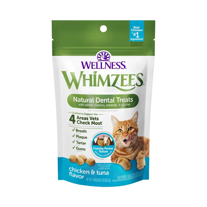 Whimzees Cat Dental Treat Chicken & Tuna 2-oz